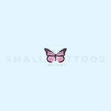 Pink Butterfly Temporary Tattoo (Set of 3)