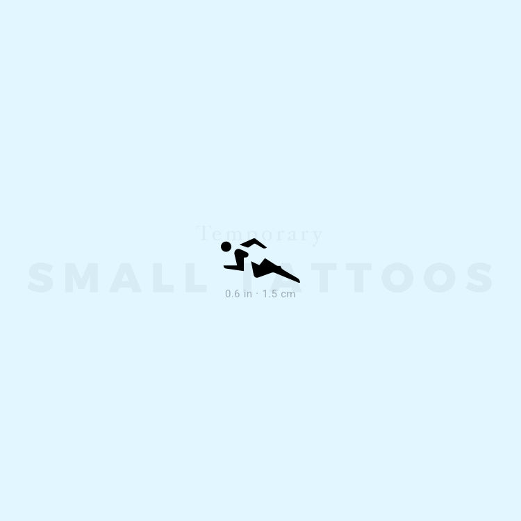 Sprinter Symbol Temporary Tattoo (Set of 3)