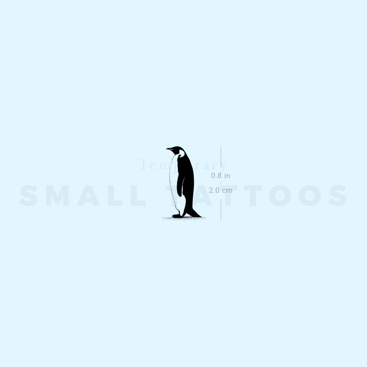 Walking Penguin Temporary Tattoo (Set of 3)