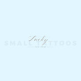 Lucky By Stefano Mazza Temporary Tattoo (Set of 3)