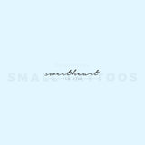Sweetheart Temporary Tattoo (Set of 3)