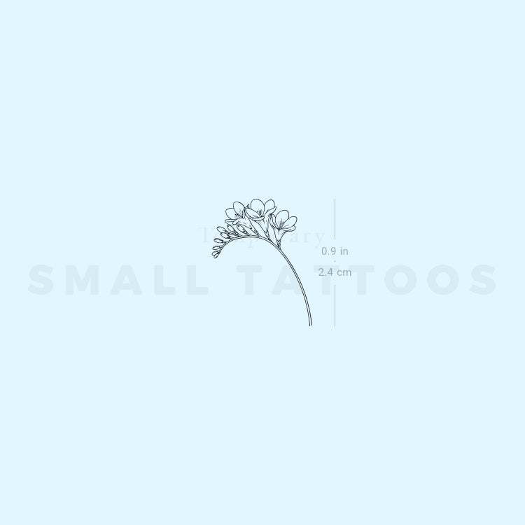 Freesia Temporary Tattoo (Set of 3)