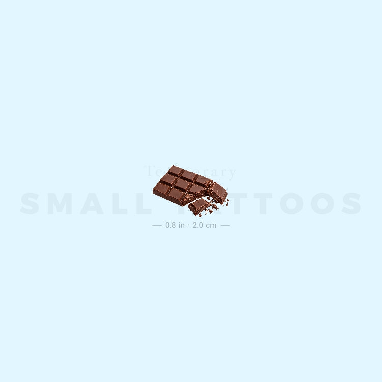 Chocolate Temporary Tattoo (Set of 3)