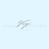 Virgo Temporary Tattoo By M3.Ink (Set of 3)