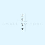 Soul By Temporary Tattoo M3.Ink (Set of 3)