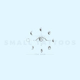 Moon Eye By Stefano Mazza Temporary Tattoo (Set of 3)