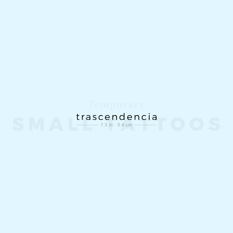 Tatuaje temporal Trascendencia (juego de 3)