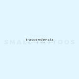 Trascendencia Temporary Tattoo (Set of 3)