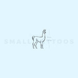Llama Temporary Tattoo (Set of 3)