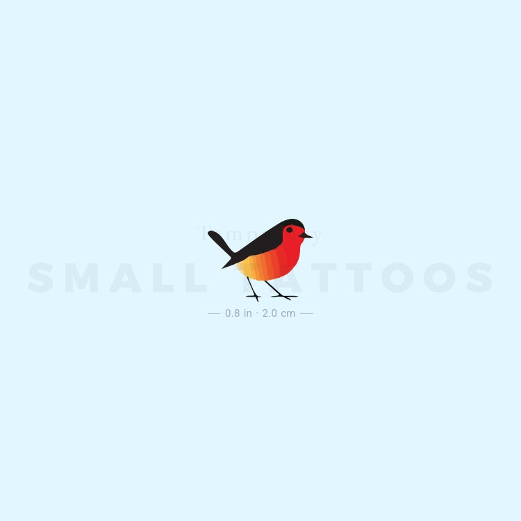 Little Robin Temporary Tattoo (Set of 3)