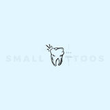 Tooth Temporary Tattoo (Set of 3)