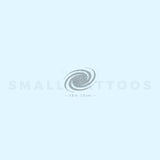 Galaxy Spiral Temporary Tattoo (Set of 3)