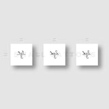 Matching Siblings Counter Temporary Tattoo (Set of 3+3+3)