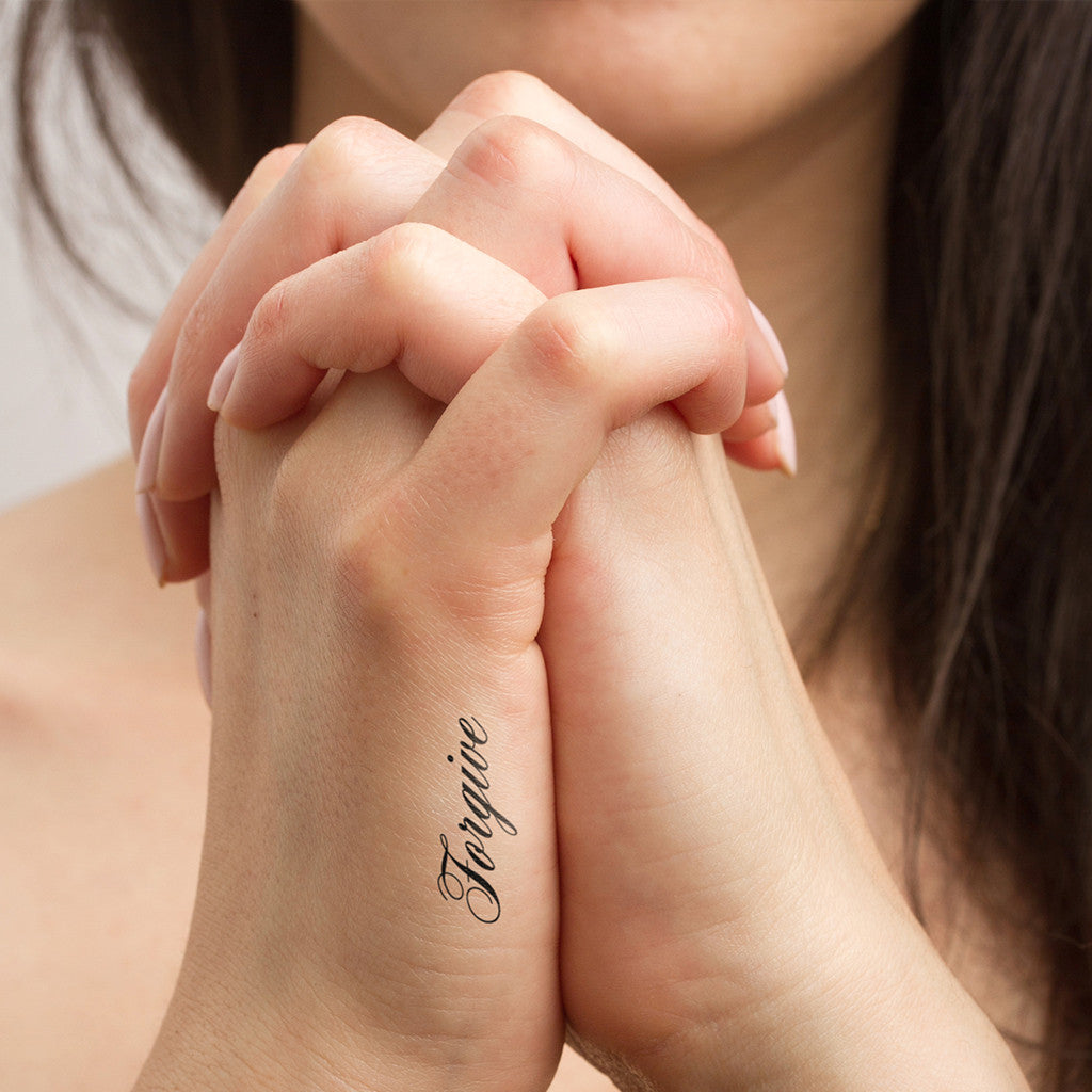 Forgive Temporary Tattoo (Set of 3)