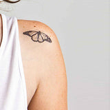 Monarch Butterfly Temporary Tattoo (Set of 3)
