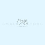 Small Pinky Swear Temporary Tattoo (Set of 3)