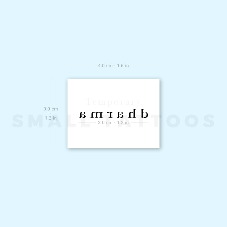 Dharma Temporary Tattoo (Set of 3)