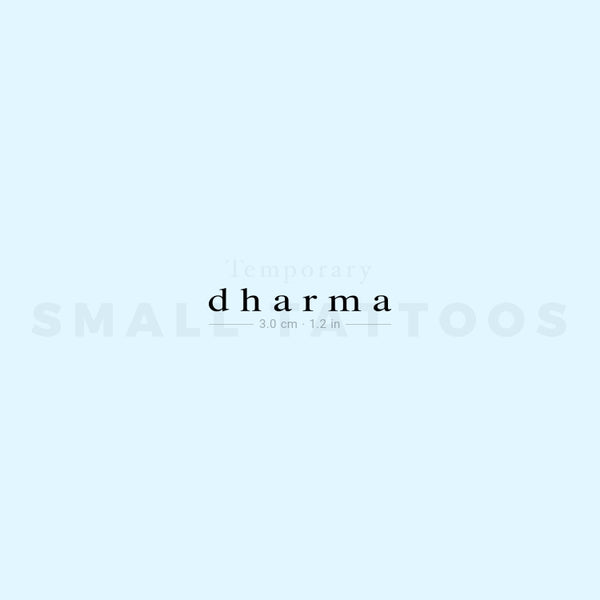 Dharma Temporary Tattoo (Set of 3)