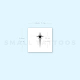 Christmas Star Temporary Tattoo (Set of 3)