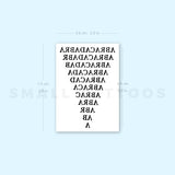 Abracadabra Inverted Triangle Temporary Tattoo (Set of 3)