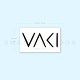 I Am Greater Than My Highs and Lows Symbol Temporary Tattoo (Set of 3)