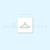 Coat Hanger Temporary Tattoo (Set of 3)
