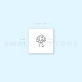 Mushroom Temporary Tattoo (Set of 3)