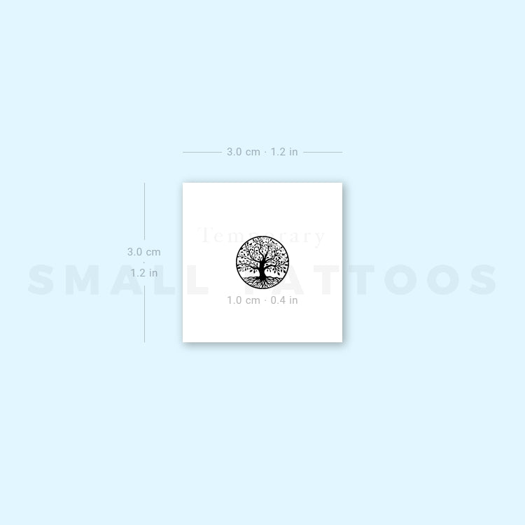Little Tree of Life Temporary Tattoo (Set of 3)