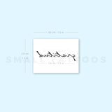 Gratitud Temporary Tattoo (Set of 3)