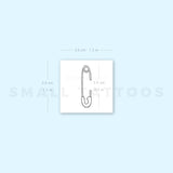 Safety Pin Temporary Tattoo (Set of 3)