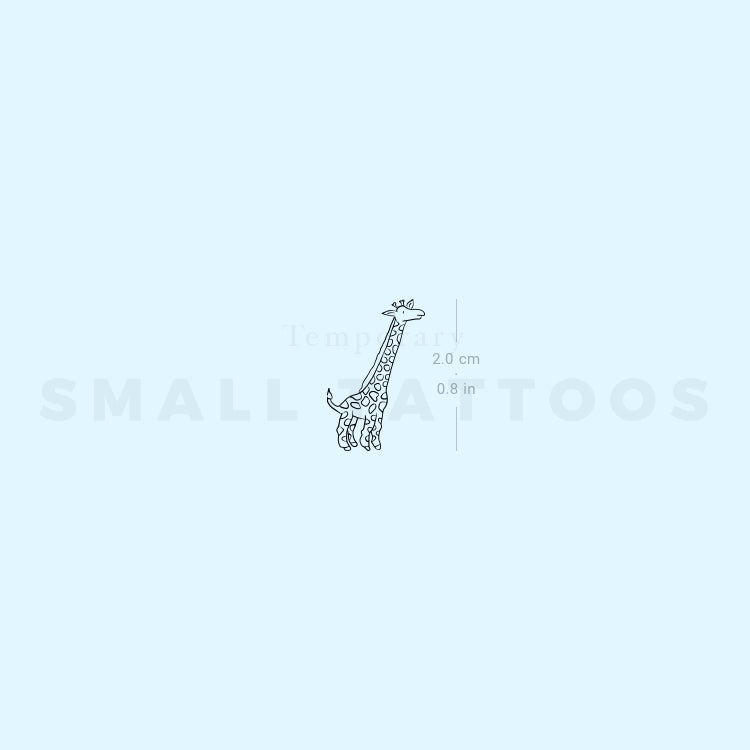 Little Giraffe Temporary Tattoo (Set of 3)