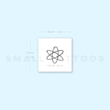 Atom Temporary Tattoo (Set of 3)