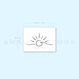 Wave Sunset Temporary Tattoo (Set of 3)