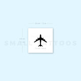 Airplane Temporary Tattoo (Set of 3)