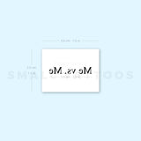 Me vs. Me Temporary Tattoo (Set of 3)