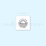 Beach Sunset Temporary Tattoo (Set of 3)