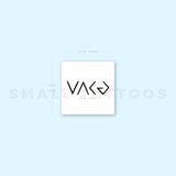Small God is Greater Than My Highs and Lows Symbol Temporary Tattoo (Set of 3)
