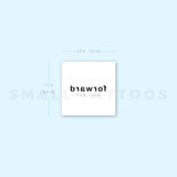Forward Temporary Tattoo (Set of 3)