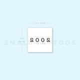 2002 Birth Year Temporary Tattoo (Set of 3)