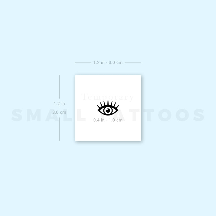 Tiny Eye Temporary Tattoo (Set of 3)