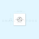 World Travel Temporary Tattoo (Set of 3)