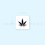 Marijuana Leaf Temporary Tattoo (Set of 3)
