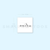 Small 'Alive' Temporary Tattoo (Set of 3)