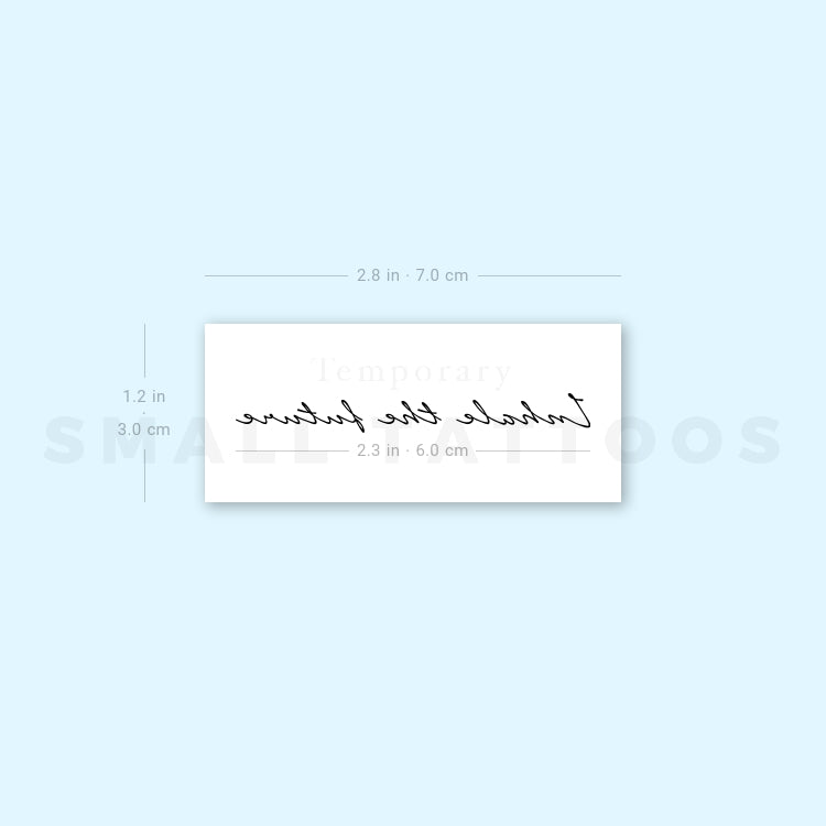Inhale The Future Exhale The Past Temporary Tattoo (Set of 3+3)