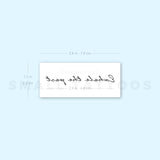 Inhale The Future Exhale The Past Temporary Tattoo (Set of 3+3)