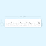 Never A Failure Always a Lesson Temporary Tattoo (Set of 3)