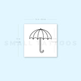 Umbrella Temporary Tattoo (Set of 3)