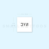 NYC Temporary Tattoo (Set of 3)