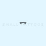 Skateboard Temporary Tattoo (Set of 3)