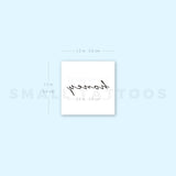 'Honey' Temporary Tattoo (Set of 3)